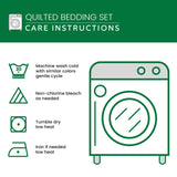 Bonnie Bovine 3-Piece Quilted Bedding Set