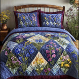 Bluebonnet Charm 3-Piece Quilted Bedding Set