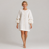 Sculptural Straight Dress - Effortless Elegance