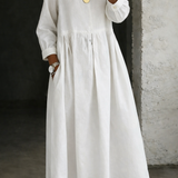 Sophie - Peter Pan Collar Denim Dress
