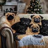 Chubby Cheeks Charm Quilted Sofa Cover