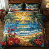 Coastal Bliss 3-Piece Quilted Bedding Set