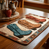 Cowboy Boots Quilted Place Mat NCU0TV911