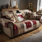 Cozy Frost Quilted Sofa Cover