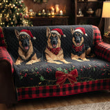 Cozy Shepherd Night Quilted Sofa Cover