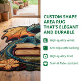Bigfoot Camp Custom Shape Area Rug NCU0DV9668