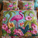 Dancing Waters 3-Piece Quilted Bedding Set