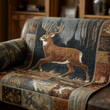 Deer Echo Quilted Sofa Cover