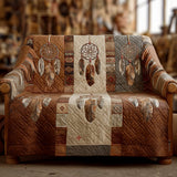 Desert Kaleidoscope Quilted Sofa Cover