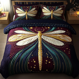 Dragonfly Dreams 3-Piece Quilted Bedding Set