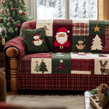 Xmas Quilted Sofa Cover