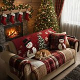 Festive Nights Quilted Sofa Cover