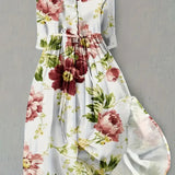 Women's Floral Dress - Effortless Elegance & All-Day Comfort - Style 1