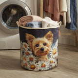 Floral Yorkshire Quilted Laundry Basket NCU0HNH270