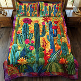 Cactus Quilted Bedding Set