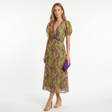 Sofia – Short-Sleeve Floral Maxi Dress