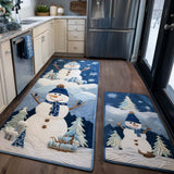 Icy Delight Kitchen Area Rug NCU0NT10916