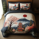 Japan 3-Piece Quilted Bedding Set