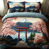 Japan 3-Piece Quilted Bedding Set