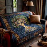 Tree Of Life Quilted Sofa Cover