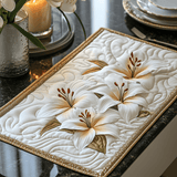 Lilies Charm Quilted Place Mat NCU0DV3966