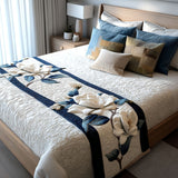 Magnolia Tranquil Quilted Bed Runner