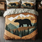 Bear Quilted Bedding Set
