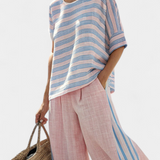 Kateřina - Elegant Soft Blue Trousers