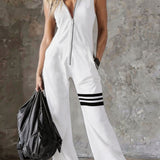Emilia - Retro Hooded Striped Sports Set