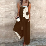 Comfortable Print Jumpsuit