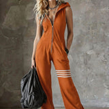 Emilia - Retro Hooded Striped Sports Set