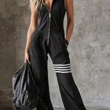 Emilia - Retro Hooded Striped Sports Set