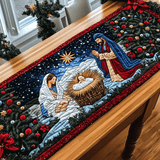 O Holy Night Reflections Quilted Table Runner NCU0DK1662
