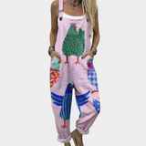 Comfortable Printed Jumpsuit - Style 5