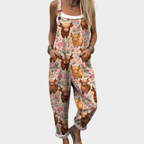 Comfortable Printed Jumpsuit - Style 13