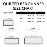 Winter Magic Quilted Bed Runner