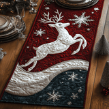 Reindeer Winter Magic Quilted Table Runner NCU0TL1566