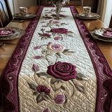Rose Garden Quilted Table Runner NCU0VH4095
