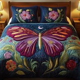 Butterfly Quilted Bedding Set