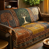 Rustic Nature Roots Quilted Sofa Cover