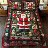 Santa's Workshop 3-Piece Quilted Bedding Set