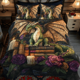 Dragon 3-Piece Quilted Bedding Set