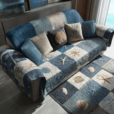 Seaside Peace Quilted Sofa Cover