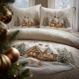 Snowlight Cabin 3-Piece Quilted Bedding Set