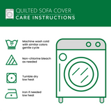 Winter Wonderland Quilted Sofa Cover