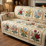Spring Comfort Quilted Sofa Cover