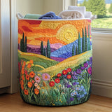 Spring Meadow Quilted Laundry Basket NCU0PVL611