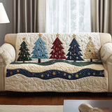Xmas Quilted Sofa Cover