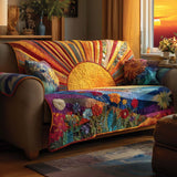 Sunshine Quilted Sofa Cover