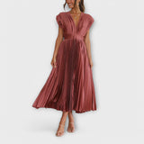 Maria - Elegant Pleated Dress